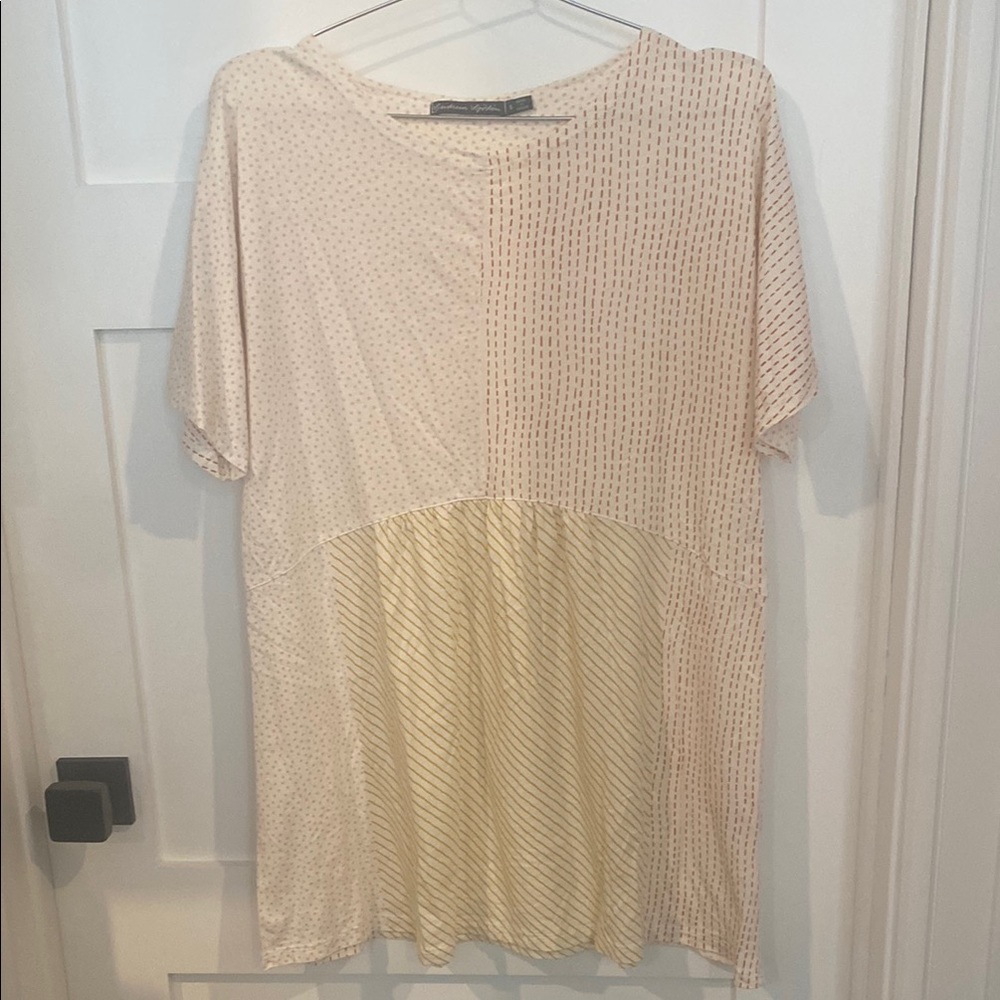 Gudrun Sjoden mixed print tunic